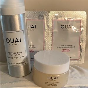 Quai Bundle Texturizing Spray Scalp /Body Scrub.